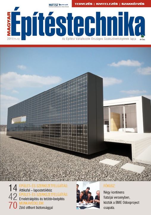 éptechnika1 Our New Mediapartner: Magyar Építéstechnika